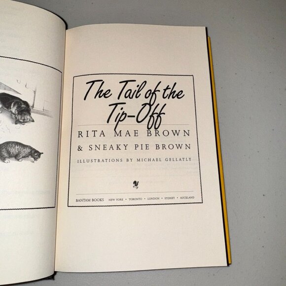 Lot 5 Mrs. Murphy Mystery by Rita Mae Brown & Sneaky Pie Brown Hardcover Novel - Picture 8 of 16